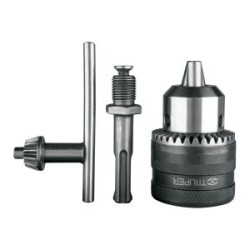 Broquero con llave de 1/2? con adaptador SDS Plus Truper Mod. BRO-1/2S