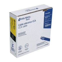 Caja de cable CCA negro Volteck Basic 100 metros