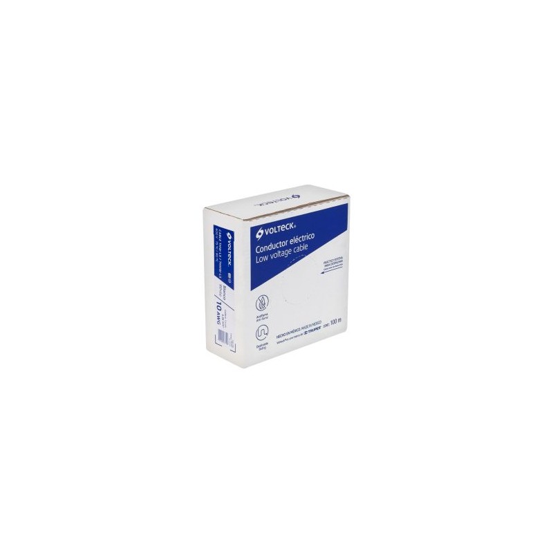 Caja de cables blanco Volteck cobre 100 metros