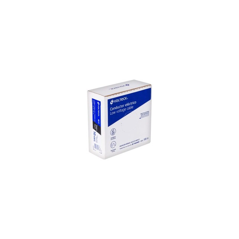 Caja de cables negros Volteck 100 metros