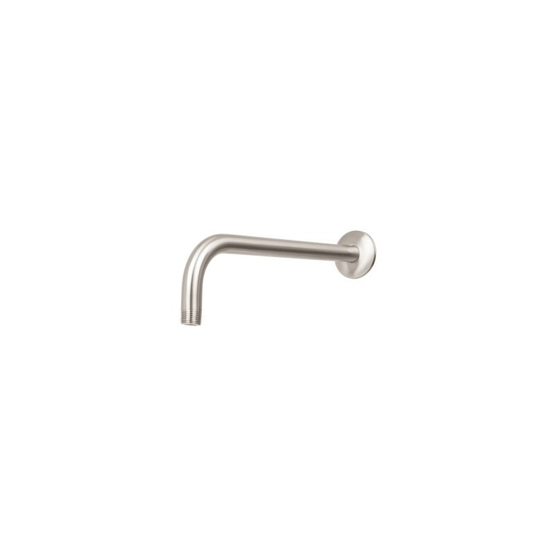 Brazo y chapetón para regadera Foset Element 30 centímetros satinado Mod. BCH-700N