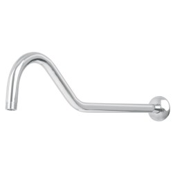 Brazo y chapetón para regadera tipo gancho Foset Element Mod. BCH-720