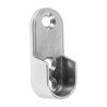 Brida cromada Hermex para tubo ovalado Mod. BTO-5