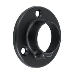 Brida Hermex negra para tubo redondo Mod. BTR-3N