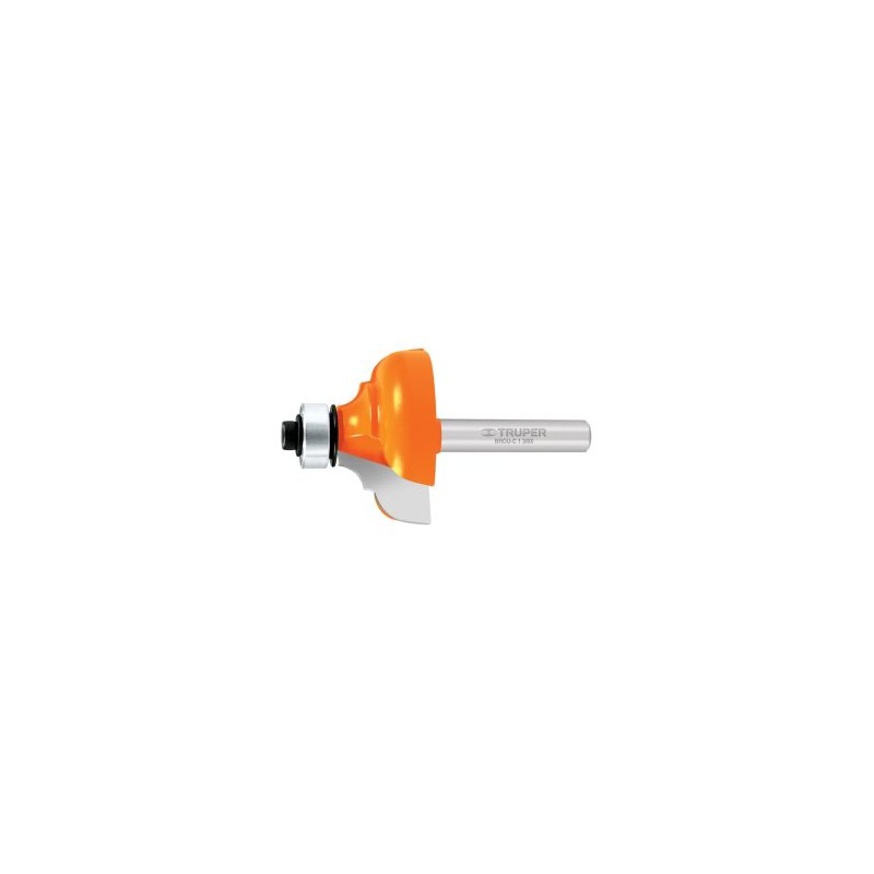 Broca para router, clásica 1-3/8? con balero Truper Mod. BROU-C1-3/8X