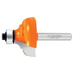 Broca para router, clásica 1-3/8? con balero Truper Mod. BROU-C1-3/8X