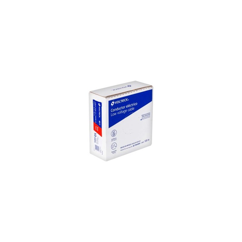 Caja de cables rojos Volteck 100 metros