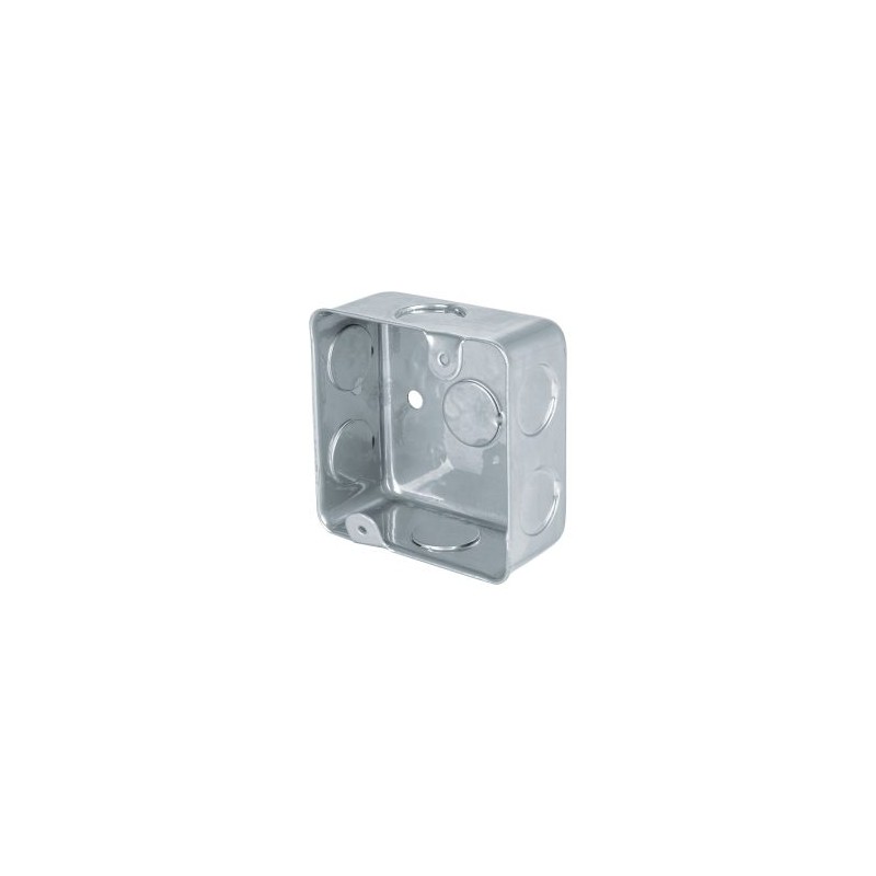 Caja eléctrica cuadrada Volteck 3? x 3? económica Mod. CCH-3X3E