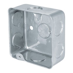 Caja eléctrica cuadrada Volteck 3? x 3? económica Mod. CCH-3X3E