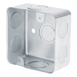 Caja eléctrica cuadrada Volteck 3? x 3? reforzada Mod. CCH-3X3