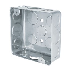 Caja eléctrica cuadrada Volteck 4? x 4? económica Mod. CCH-4X4E