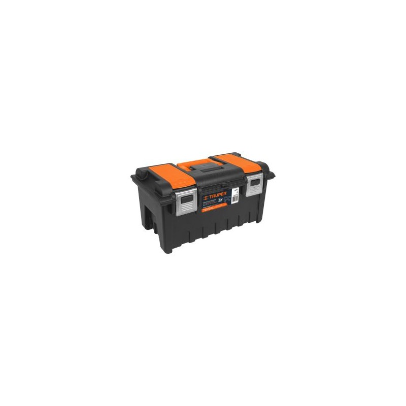 Caja para herramientas con compartimientos, broches metálicos TRUPER 22” Mod. CHA-22S