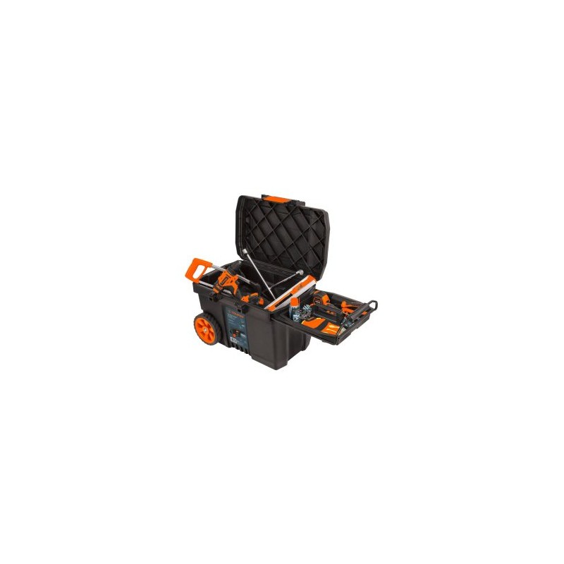 Caja para herramientas plástica con ruedas TRUPER 23” Mod. CHP-23R
