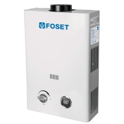 Calentador de paso instantáneo 1 servicio gas L.P. FOSET 6 litros Mod. CALE-6I