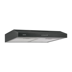 Campana Empotrable Negra Foset 60 cm para Estufa Mod. CAME-60M