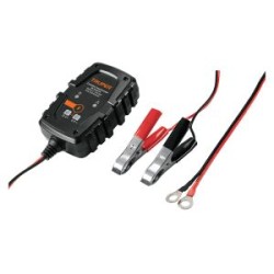 Cargador de baterías para carros Truper de 1 A para baterías de 6 y 12 V Mod. CARBA-1