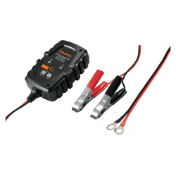 Cargador de baterías para carros Truper de 1 A para baterías de 6 y 12 V Mod. CARBA-1