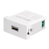 Cargador USB a la pared Volteck 2.1A color blanco Mod. CUSH-OB