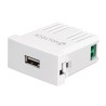Cargador USB a la pared Volteck 2.1A color blanco Mod. CUSH-OB