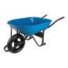 Carretilla con llanta Imponchable bastidor tubular Truper 5.5 ft3 Mod. CAT-50FF