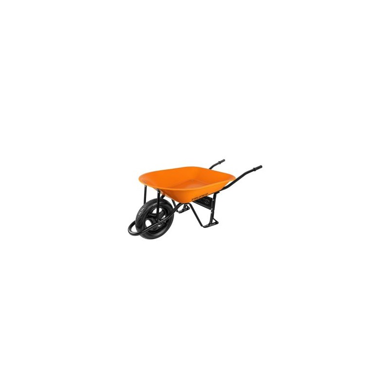 Carretilla con llanta imponchable, bastidor tubular Truper 4.5 ft3 Mod. CAT-45FF