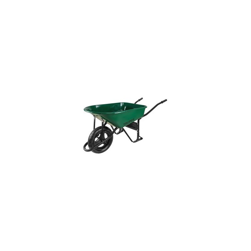 Carretilla con llanta imponchable, bastidor tubular Truper 4.75 ft3 Mod. CAT-55FF