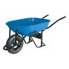 Carretilla con llanta neumatica, bastidor tubular TRUPER 5.5 ft3 Mod. CAT-50ND