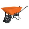 Carretilla con llanta neumatica, bastidor tubular TRUPER 8 ft3 Mod. CAR-81