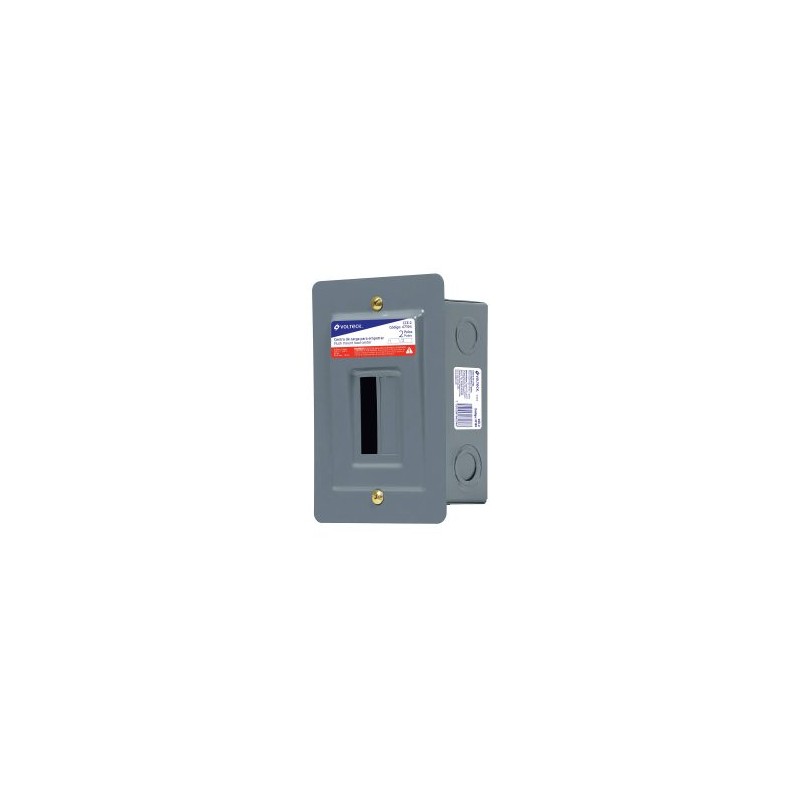 Centro de carga empotrable Volteck 2 polos Mod. CCE-2