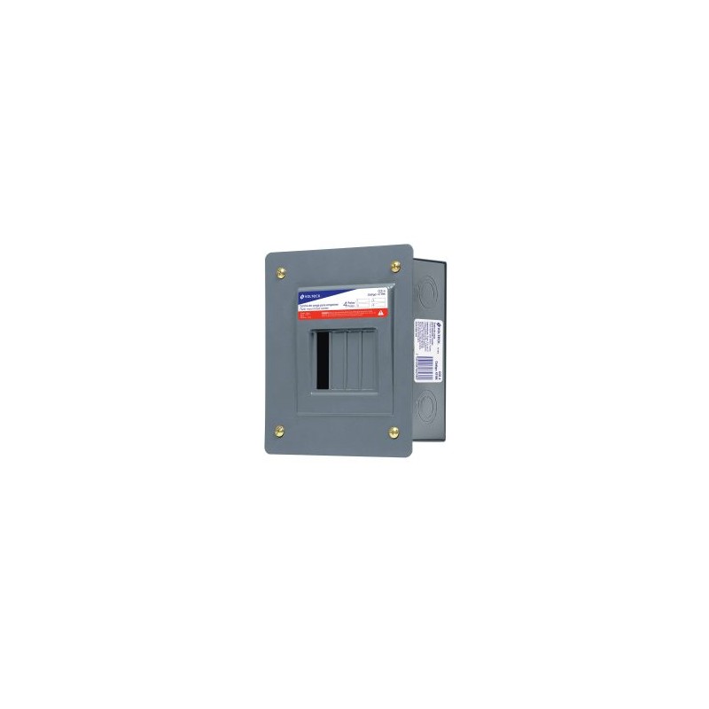 Centro de carga empotrable Volteck 4 polos Mod. CCE-4