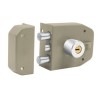 Cerradura de sobreponer 2 barras instala-fácil Hermex llave puntos Mod. CS-92