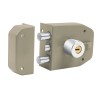 Cerradura de sobreponer 2 barras instala-fácil Hermex llave puntos Mod. CS-92