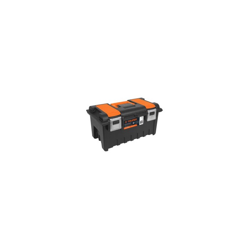 Caja de herramientas con compartimientos y broches metálicos TRUPER 19” Mod. CHA-19S
