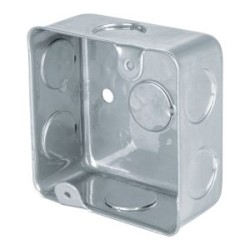 Caja eléctrica cuadrada Volteck 3? x 3? económica Mod. CCH-3X3E