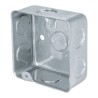 Caja eléctrica cuadrada Volteck 3? x 3? económica Mod. CCH-3X3E