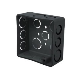 Caja eléctrica cuadrada Volteck 4? x 4? plástica Mod. CCH-4X4P