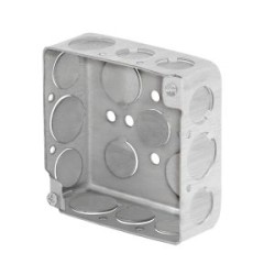 Caja eléctrica cuadrada Volteck 4? x 4? reforzada Mod. CCH-4X4C