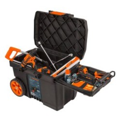 Caja para herramientas plástica con ruedas TRUPER 23” Mod. CHP-23R