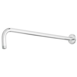 Brazo y chapetón para regadera Foset Riviera 50 centímetros cromado Mod. BCH-750