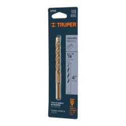 Brocas para concreto Truper en blíster