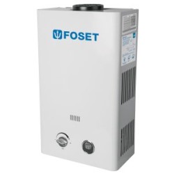 Calentador d/paso instantáneo 2 servicios gas L.P. FOSET 11 litros Mod. CALE-11I