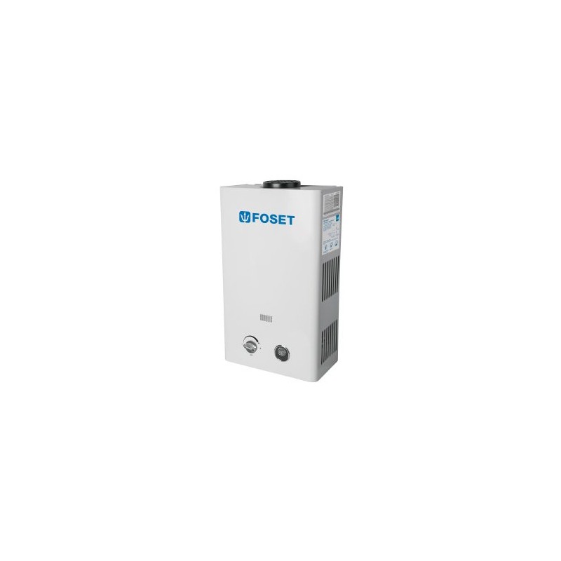 Calentador d/paso instantáneo 2 servicios gas L.P. FOSET 11 litros Mod. CALE-11I