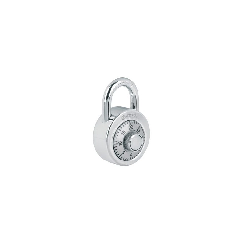 Candado de seguridad de acero Hermex de combinación 50 mm Mod. CD-50CP