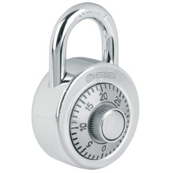 Candado de seguridad de acero Hermex de combinación 50 mm Mod. CD-50CP