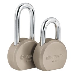 Candados de seguridad de acero Hermex máxima seguridad llave tetra