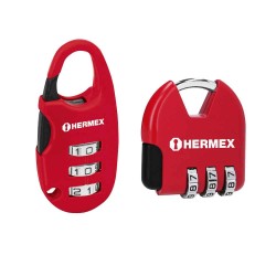 Candados de seguridad Hermex maleteros de combinación