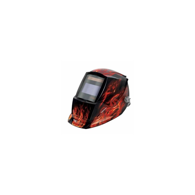 Careta electrónica para soldar TRUPER diseño flama Mod. CAREL-913F