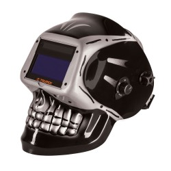 Careta electrónica para soldar Truper modelo calavera sombra 9 a 13 Mod. CAREL-913C