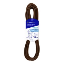 Extensiones eléctricas domésticas cafés Volteck