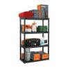 Estante plástico uso rudo Truper 4 rep/cap. 68 Kg 142 x 43 x 91 Mod. EST-4